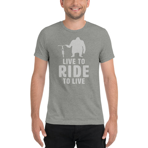 Live To Ride, Ride To Live, Unisex Tri-Blend T-Shirt