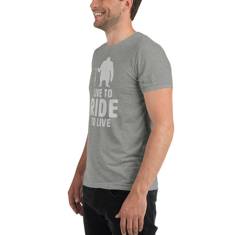 Live To Ride, Ride To Live, Unisex Tri-Blend T-Shirt