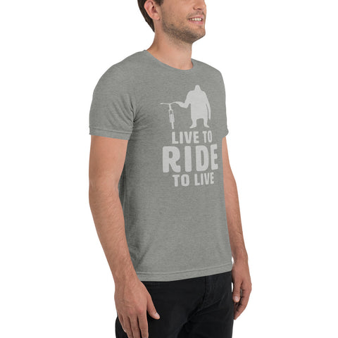 Live To Ride, Ride To Live, Unisex Tri-Blend T-Shirt