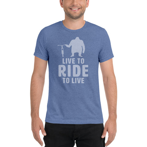 Live To Ride, Ride To Live, Unisex Tri-Blend T-Shirt