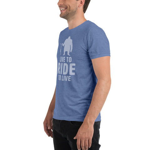 Live To Ride, Ride To Live, Unisex Tri-Blend T-Shirt