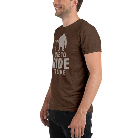 Live To Ride, Ride To Live, Unisex Tri-Blend T-Shirt