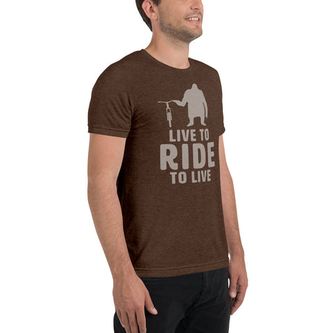 Live To Ride, Ride To Live, Unisex Tri-Blend T-Shirt