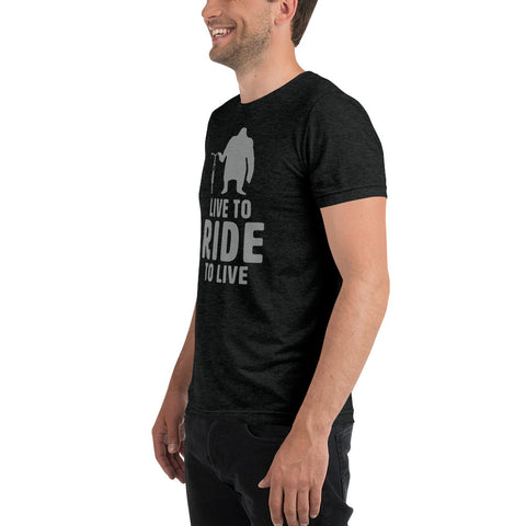 Live To Ride, Ride To Live, Unisex Tri-Blend T-Shirt