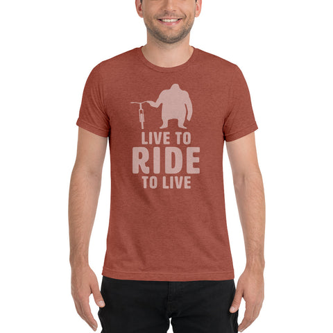Live To Ride, Ride To Live, Unisex Tri-Blend T-Shirt