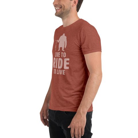 Live To Ride, Ride To Live, Unisex Tri-Blend T-Shirt