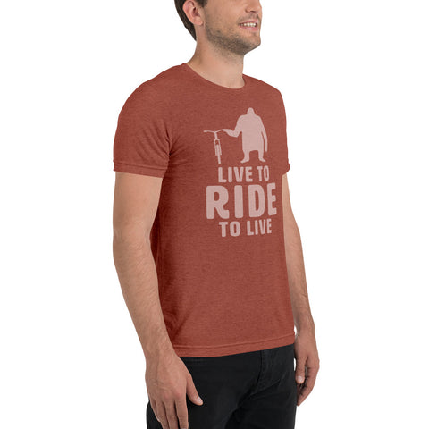 Live To Ride, Ride To Live, Unisex Tri-Blend T-Shirt