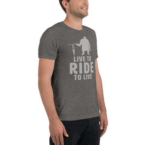 Live To Ride, Ride To Live, Unisex Tri-Blend T-Shirt