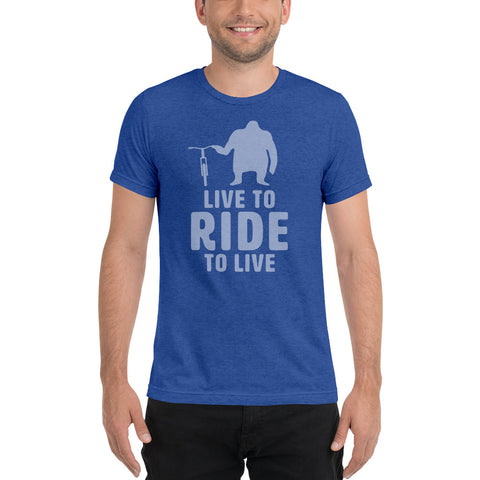 Live To Ride, Ride To Live, Unisex Tri-Blend T-Shirt