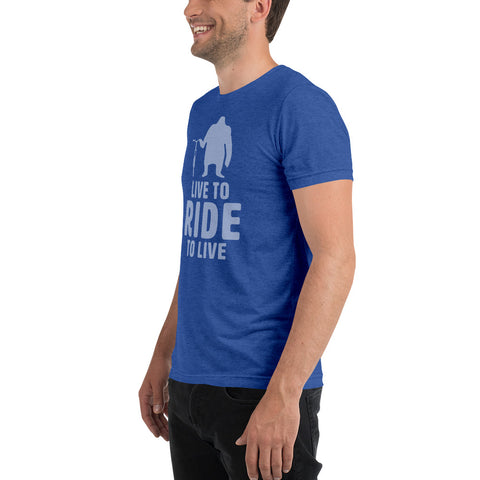 Live To Ride, Ride To Live, Unisex Tri-Blend T-Shirt