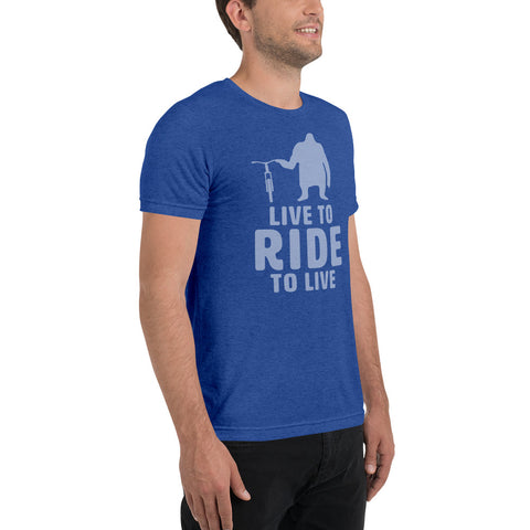 Live To Ride, Ride To Live, Unisex Tri-Blend T-Shirt
